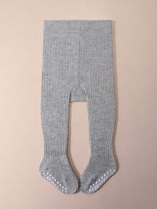 3 chiếc quần legging chống trượt cho bé sơ sinh, quần bó sát họa tiết cáp dệt kim, thích hợp mặc hàng ngày. - Nhiều màu - Xem 5