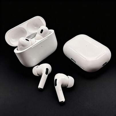 True Wireless Earbuds - Compatible With Apple And Android Devices, Built-In Microphone, Sweat-Resistant, Up To 24 Hours Playtime - White, Earphones > Wireless, True Wireless Earbuds, Earphones