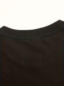 Camiseta de Mujer de Conejo de Pascua con Orejas de Conejo y Diseño de Huevo - Blusa Casual de Manga Corta y Cuello Redondo para Primavera, Lavable a Máquina, Ideal para Trajes de Pascua y Fiestas de Primavera - Negro - Ver 4