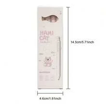 1/4 chiếc Bút bi gel hình mèo sáng tạo 0.5mm khô nhanh, dụng cụ văn phòng phẩm, bút bi mực đen, bút bi kép hình mèo Maneki-Neko xoay rút nhanh khô, chất lượng cao để viết và ký tên. - Nhiều màu - Xem 8