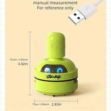 SOKANY 可愛迷你桌面吸塵器,3段式強大吸力,400mAh電池,USB充電,360°全方位清潔無死角,多色可選,適合清潔桌面與鍵盤 - 彩色 - 查看 6