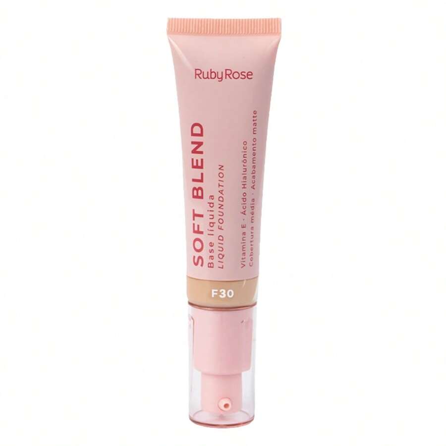 Soft Blend Liquid Foundation - Ruby Rose HBM301 - F30 - Ver 1
