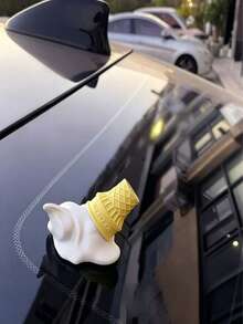 Fun And Cute Ice Cream Stickers | "Tilted Ice Cream Truck" Stickers | Exterior Decals And Pendants For E-Bikes, Motorcycles, And Cars | Interior Dashboard Decorations And Accessories, Women's Accessories, DIY Car Decorations, Car Trims, Car Parts, Car Stickers - Falling Ice Cream - View 8