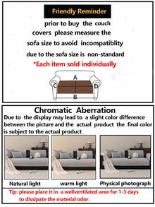 1 chiếc vỏ đệm sofa bằng vải chenille mềm mại, thoải mái, kiểu dáng hiện đại tối giản, chống trượt, dùng được quanh năm, chống bụi và dễ vệ sinh, mềm mại và không phai màu, thân thiện với thú cưng, phù hợp cho phòng ngủ, văn phòng, phòng khách, sofa hình chữ L và sofa 1/2/3/4 chỗ ngồi. - Màu Xám nhạt - Xem 12
