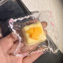 1件裝奶油水果蛋糕揉捏感壓力紓壓玩具，模擬芒果甜點捏捏樂，史迪奇玩具，旅行玩具，教室紓壓玩具，生日禮物，完美禮物，玩具遊戲 - 1PC - 查看 11