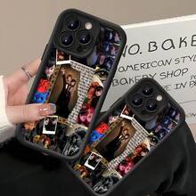Hotel Transylvania Mavis Jonathan collage románticofunda de teléfono Fundas compatibles con ,Apple,VIVO,OPPO,,, y Honor.Fabricadas en silicona TPU,ofrecen protección contra golpes y caídas.regalos para mamá - Negro - Ver 4