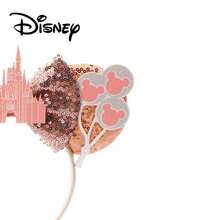 Disney Mickey Mouse Ears Headband With Glitter Castle, High-Quality Photo Prop, Versatile Accessory Suitable For Theme Park Parties, Outings, Daily Wear, Birthdays, Holidays And More - View 3