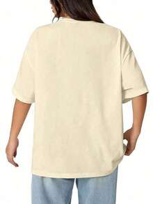 Camisetas de música de los 90, camisas casuales para mujer, blusas para mujer, camisetas para mujer, ropa de otoño para mujer, blusas - Albaricoque - Ver 3