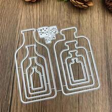 Summer Bottle Shaped Cutting Die Card Making Summer Soda Cutting Die DIY Handmade Scrapbook Journal Embossing Decorative Paper Art Decoration - Silver-white - View 4