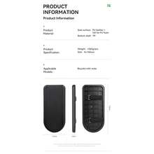 ROCKBROS 1 miếng đệm yên sau xe đạp, đệm ngồi cho người ngồi sau bằng da, tháo lắp nhanh, dành cho xe đạp leo núi/xe đạp đường trường. - màu đen - Xem 8