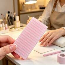 1pc Multi-Compartment Acrylic Nail Stamping Plate Storage Box, Desktop Nail Sticker Organizer Rack, Portable Nail Foil Roll Storage Box, Nail Polish Color Card Display Stand - Multicolor - View 9