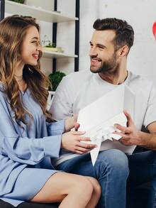 White Gift Box With Ribbon, Suitable For Groomsmen Gifts, With Magnetic Closure, Foldable Rectangular Luxury Gift Box, Perfect For Weddings, Christmas, Halloween And Birthdays - White - View 2