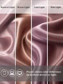1 chiếc vỏ gối satin mỏng nhẹ, màu be trơn, thoáng mát, phù hợp cho cả nam và nữ, lý tưởng cho ký túc xá sinh viên, thân thiện với da và thoải mái, chỉ bao gồm vỏ gối, phù hợp với các cỡ Twin, Full, Queen, King. - Bụi hồng - Xem 8