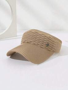 Chapéu de Sol Ajustável (1 unidade), Unissex, Casual, Multifuncional, Respirável e com Proteção Solar, Ideal para Uso Diário, Versátil e Moderno para Férias e Festivais. - Multicolorido - Ver 6