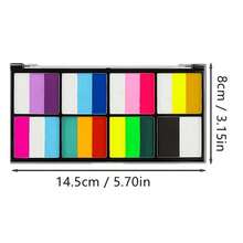 36 Colors Water-Based Body Paint, Washable Easy To Apply Fast Drying Removable, Large & Small Sizes Available, Face & Body Painting Palette With Brushes Sponges Full Set Tools, Suitable For Halloween, Cosplay, Stage Makeup, Birthday Party, Carnival, School Events, Special Effects Makeup - Sets - View 7