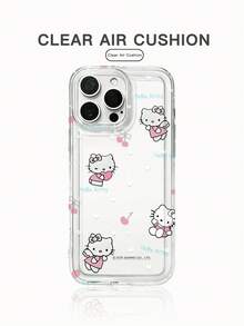 Miniso 1个创意定向保护、减震、TPU软胶材质、迪士尼官方授权可爱米奇手机壳、气垫加厚防摔手机壳，适用于iPhone 17/Air/16/15/14/13/12/11/17 Pro Max，透明手机壳 - 無色 - 查看 1