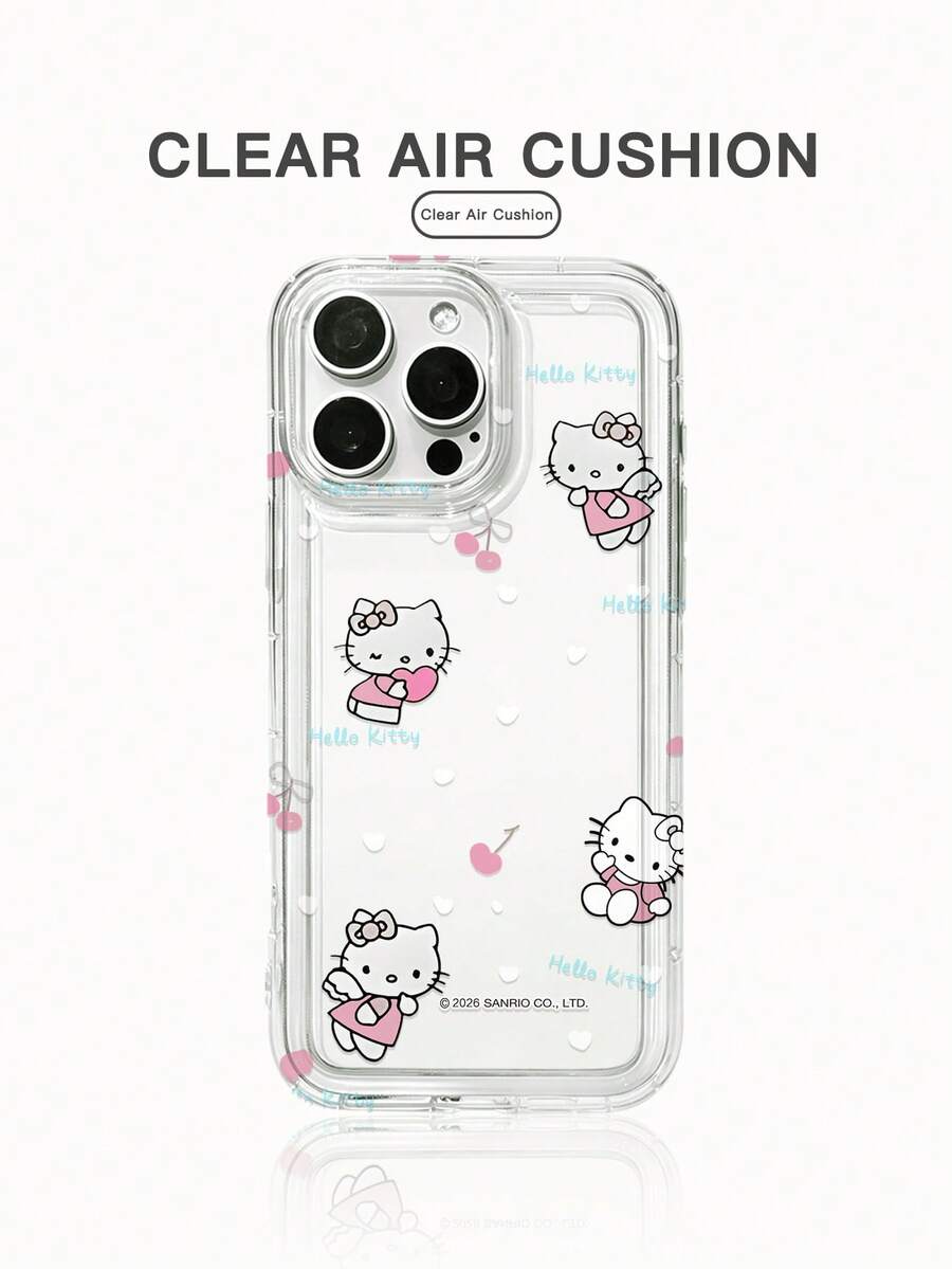 Miniso 1个创意定向保护、减震、TPU软胶材质、迪士尼官方授权可爱米奇手机壳、气垫加厚防摔手机壳,适用于iPhone 17/Air/16/15/14/13/12/11/17 Pro Max,透明手机壳 - 無色 - 查看 1