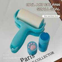 Cat Paw Nail Art Stamping Kit - Includes Cute Transparent Silicone Stamp, Stamping Plate, Cleaning Roller, Suitable For Nail Polish Transfer Printing, Nail Art DIY Tools For Beginners And Nail Salons - Multicolor - View 18