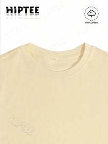 With Ring In Hand - Women's T-Shirt 100% Cotton/Lauren Hill/Letter Print/Vintage T-Shirt/Women's Casual Loose Crew Neck Top/Spring And Summer-Niche Graffiti Print T-Shirts-85841-102525 - 杏色 - 查看 4