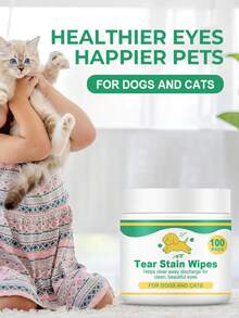 Pet Eye Cleaning Wipes, Portable Pet Tear Stain Removal Wipes, Gently Remove Tear Stains And Eye Dirt, Relieve Eye Discomfort, Suitable For Cats And Dogs - View 4