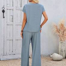 Women Blouses & Shirts - Blue - View 3