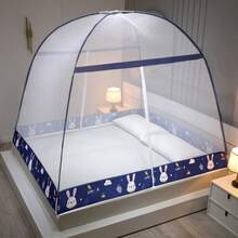 Cartoon Pattern Children's Mosquito Net, Summer Mosquito Repellent Essential, Suitable For Indoor Reading And Playing, Comfortable Breathable Material, Fits Most Bed Types - Cartoon Mosquito Net - View 7