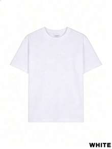 Camiseta de ocio, a la moda, con estampado floral pintado a mano, cómoda, holgada - Blanco - Ver 2