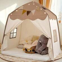 Extra Large Kids Play Tent For Boys Girls, Princess Castle Playhouse Indoor Outdoor Children's Toy House For Toddlers, Portable Foldable Dome Tent, No Toys Included - Multicolor - View 8