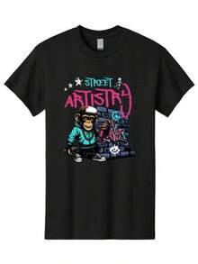 Women T-Shirts - Black - View 1