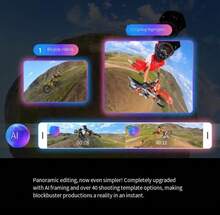Insta360 X4 Panoramic Action Camera 8K HD Anti-Shake Waterproof Camera Vlog Motorcycle Riding Skiing Diving Lure Fishing Standard Kit - View 10