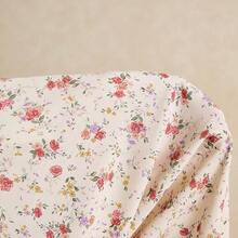 Women's Floral Print V-Neck Elegant Waist Cinched Party & Casual Dress - Multicolor - Ver 9