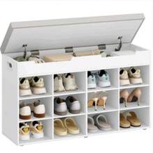 Sgabello per cambiarsi le scarpe - Vintage Marrone e Bianco - Visualizzare 11