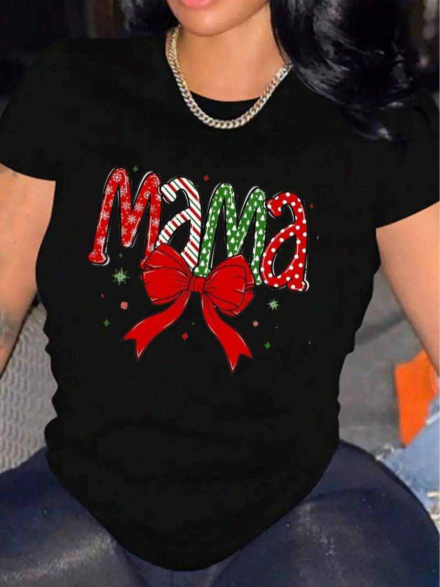1 Women's Casual Short Sleeve T-Shirt, 100% Thick Cotton - Comfortable Round Neck, Soft And Pretty T-Shirt, 180g 100% Cotton. - 黑色 - 查看 1