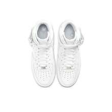 Nike Air Force 1 07 OG Retro Style Mid-Top Sneakers, Unisex, White - 315123-111 - View 5