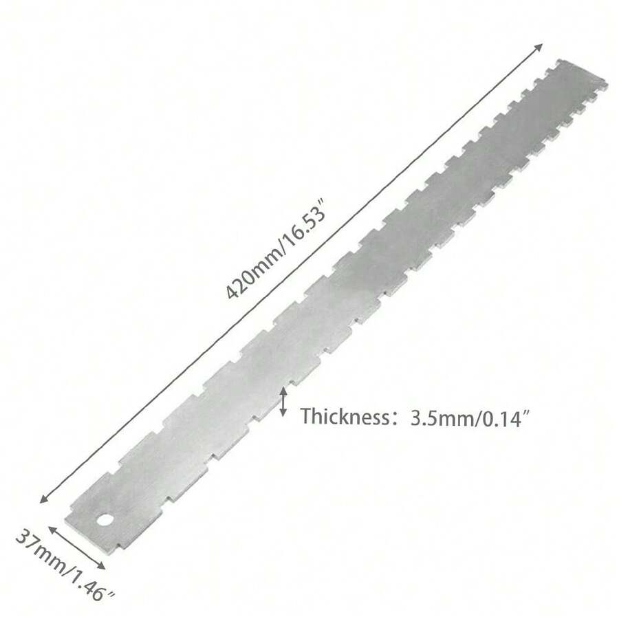 420 Mm Guitar Neck Notched Edge Luthier Tool Fret Leveling Repairing Ruler UK - OC0000039984451 - View 1