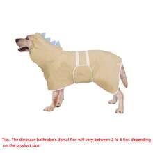 1 pieza Bata de baño con diseño de dinosaurio lindo para mascotas, de secado rápido y súper absorbente, disponible en múltiples tallas para perros pequeños, medianos y grandes, con correa ajustable, apta para uso diario en el hogar, disponible en varios colores - Multicolor - Ver 22