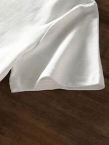 Ropa de verano para mujer, camiseta de manga corta con estampado de copas de vino y letras, hecha de algodón puro con ligera elasticidad, cuello redondo holgado, adecuada para uso diario casual, elegante e informal, lavable a máquina. - Blanco - Ver 3