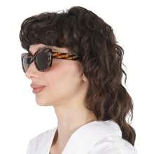 Moschino Grey Square Ladies Sunglasses MOS132/S 02VM/IR 53 - 多 - 查看 2