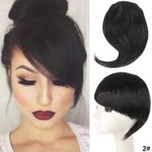 Invisible Bangs Clip-In Extension Front Fringes Hair Pieces Bangs Styling Accessories Easy To Wear And Maintain Natural Bangs Wig For Women - Multicolor - View 9