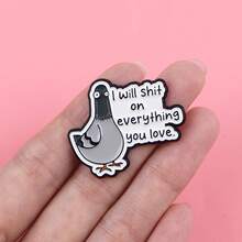 Lapel Enamel Pins And Brooches Badge Pins For Backpacks Bags Backpack Cool Decoration Friend For Gifts - Multicolor - View 7