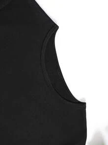 Talla Grande - Talla Grande - Camiseta Botánica con Estampado de Flores de Limón para Mujer, Camiseta de Manga Corta con Cuello Redondo, Estilo Casual, Talla Grande, Camiseta con Estampado de Texto, Estampado de Letras, Manga Corta, Cuello Redondo, Estilo Casual, Camiseta para Mujer, Verano y Primavera, Linda y Divertida. - Negro - Ver 4