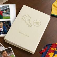 8 Inch Large Capacity Football Photo Album, Faux Leather Cover With 8 Fashion Sports Styles, Slip-In Album Holds 200 Photos, 50 Pages, For Wedding, Kids, Sports, Travel, Family And Baby Memory Collection - Multicolor - View 17