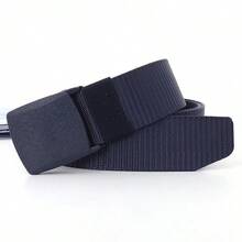 Thắt lưng nylon ngụy trang kiểm tra an ninh, thắt lưng chiến thuật nam, thắt lưng tự động nữ, khung dệt - Màu xanh lam - Xem 8