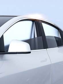 2/4Pcs Magnetic Car Window Sunshade Set, Foldable Side Window Sun Shade, Easy Install Privacy Cover, Light Blocking Sunshade For Front Rear Window, Fits Most Cars, Summer Car Accessories Gift - Magnetic - View 7