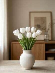 3 cành hoa tulip nhân tạo chất lượng cao, thích hợp cho khách sạn, văn phòng, nhà ở, bó hoa cưới, bàn ăn, trang trí lễ Phục sinh. Do sự khác biệt về ánh sáng và thiết bị chụp ảnh, màu sắc sản phẩm có thể có một số sai lệch. Vui lòng tham khảo sản phẩm thực tế nhận được. - nhiều màu - Xem 7