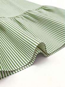 YHHRafferiza Vestido de vacaciones con cuello en V, manga corta y estampado floral romántico para mujerYHH - Verde - Ver 7