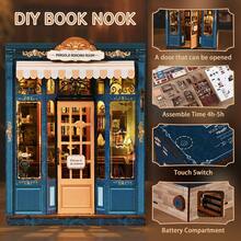 DIY Book Nook Kit, 3D Wooden Puzzle Miniature House Bookshelf Decor, Handmade Gift For Adults & Teens, Friends, Ideal Gift For Birthday, Holidays, Age 14+ (Pergola Reading Room) - Pergola Reading Room - View 5