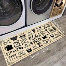 1 buah Keset Dapur, Karpet Drainase Tahan Lama, Cocok untuk Dapur, Ruang Tamu, Pintu Masuk, Balkon, Dekorasi Rumah, Anti-Selip, Kedai Kopi, Bar, Liburan, Pesta, Kamar Tidur, Alas Hewan Peliharaan, Dekorasi Kamar Mandi - MultiWarna - View 25