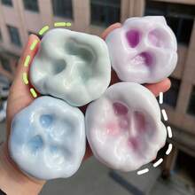 1pc Random Delivery Ultra Soft Butter Cloud Slow Rebound Toy - Smooth Stress Relief Gadget, , Cheese Squishy, Squishy Dumpling, Fidget, Squishy - Butter Clouds - View 8