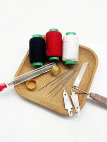 [33 Pieces]Sewing Needle And Thread Set, Includes 25 Hand Sewing Needles In 5 Sizes, 3 Rolls Of Thread, With Needle Threader, Thimble, Seam Ripper And Storage Tube, Suitable For Clothing Repair, Travel Emergency, Beginner-Friendly Set - Sewing Set - View 2